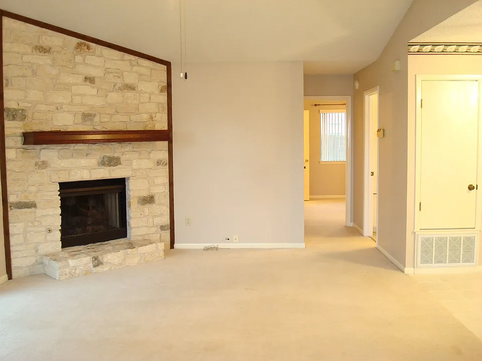 2 bedroom unit; living room