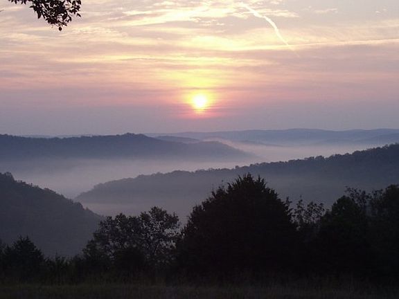 Sunrise from porch