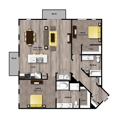Floor plan B4