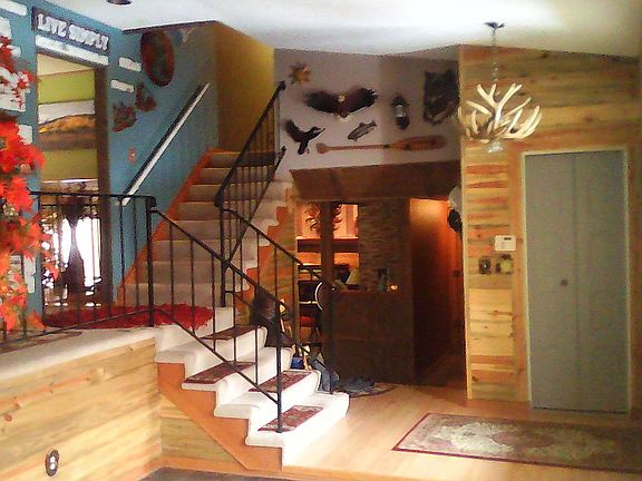 living room and entrance