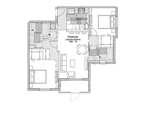 Floor plan Firebrush