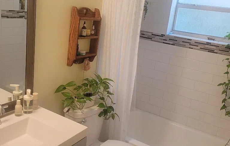 Bathroom decorated...