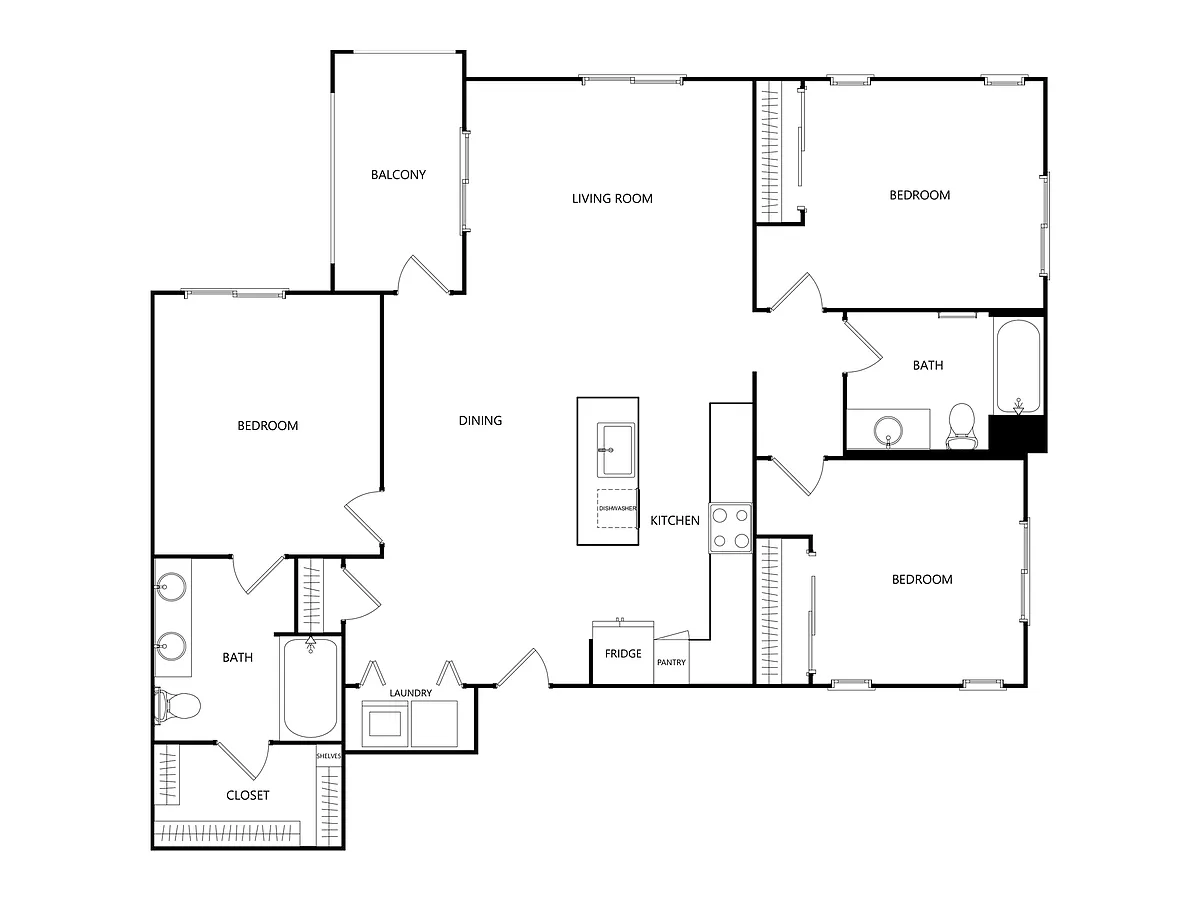 Floor plan C1