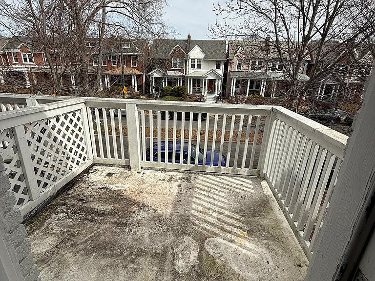 Front Porch overlooking Maplewood