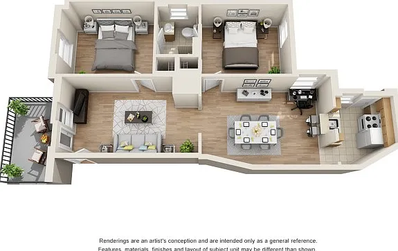 2 Bedroom | 1 Bathroom 2 Bedroom | 1 Bathroom