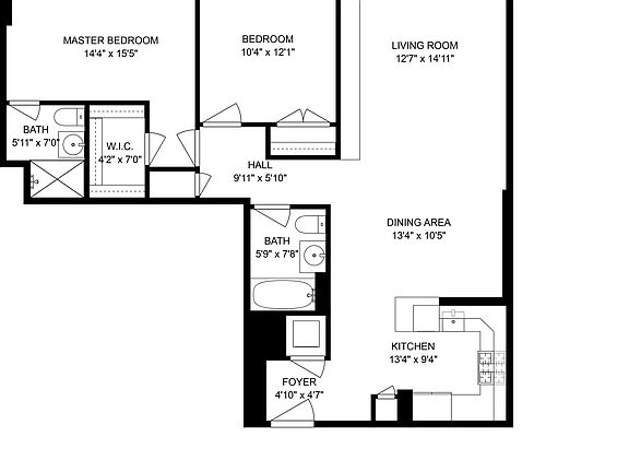 2nd image of 106 W 116th St #6D