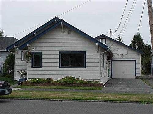 Outside front of house.