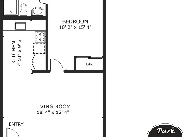 1x1 Standard l 403 sq ft l Park Manor 1x1 Standard l 403 sq ft l Park Manor