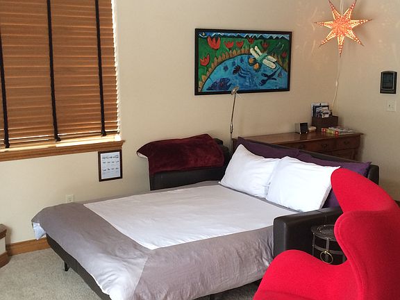 Sofabed in living area