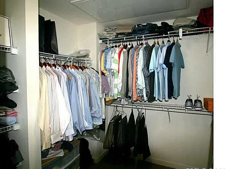 large closet with washer drier included