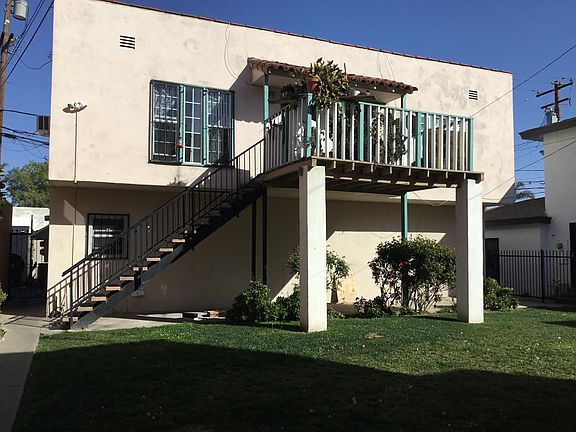Unit is on the left. Laundry room is beneath the apartment.