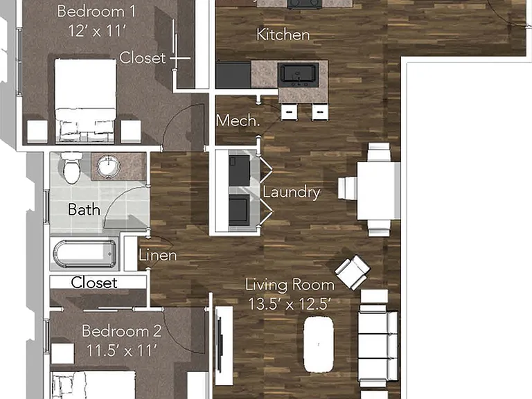 2 Bedroom B 2 Bedroom B