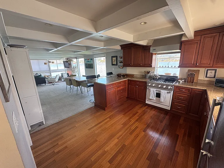 From back corner of the kitchen