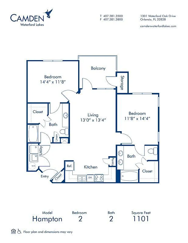 Floor plan Hampton