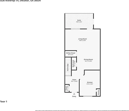 3 bed, 2.5 bath, 1560 sqft, $1,695 — Photo 2