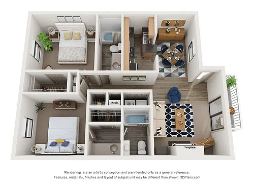 Floor plan Catamaran