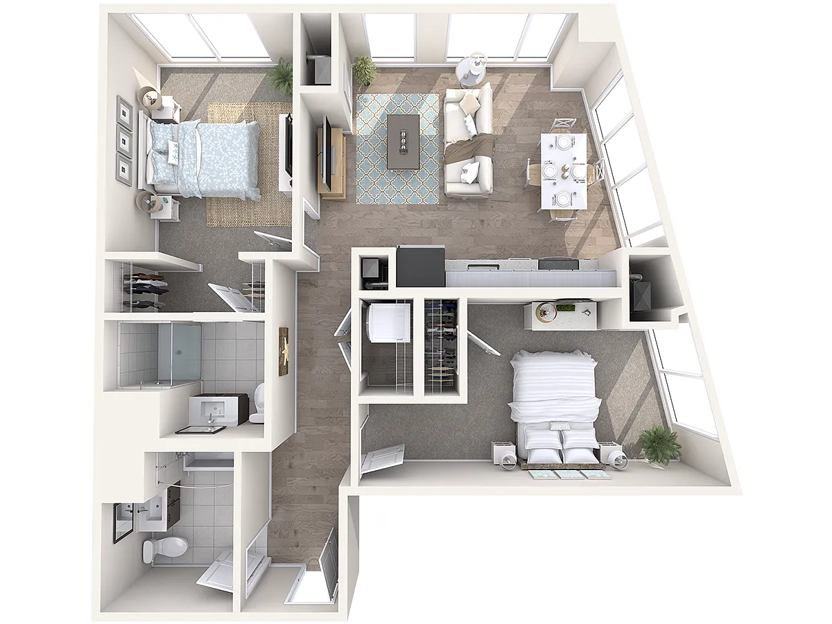 Floor plan Watermark B1-2.10