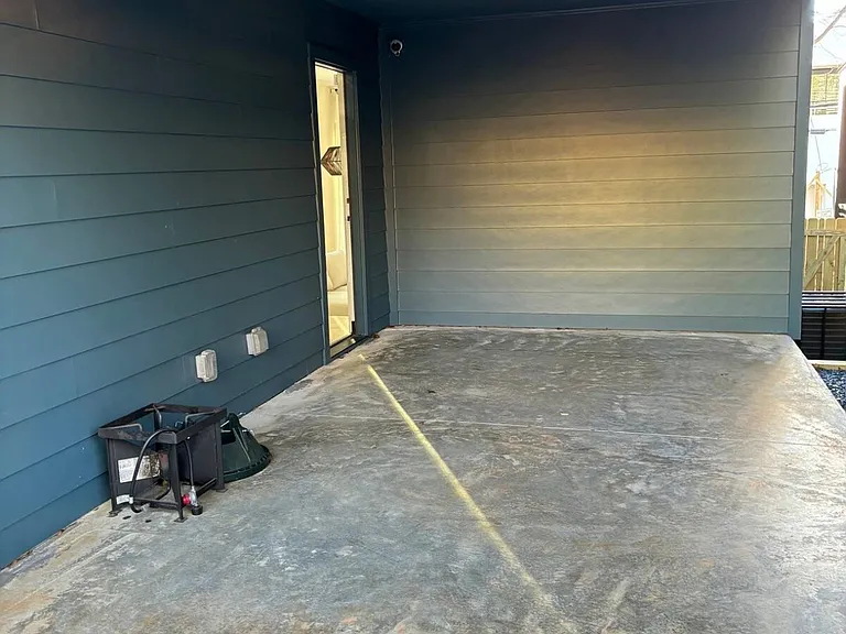Carport entrance/ parking