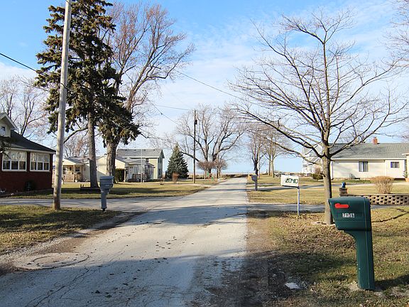 Lake view from front yard