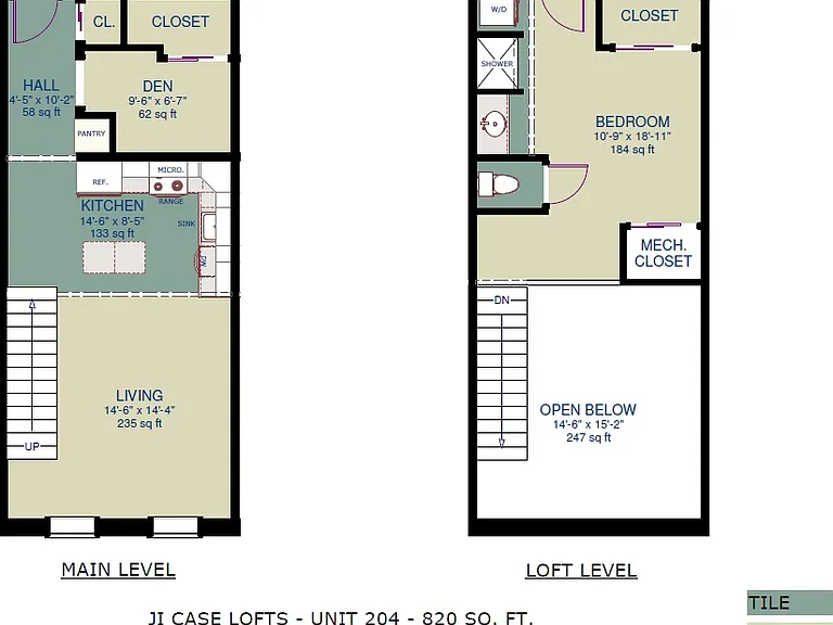 CASE 204 Floorplan