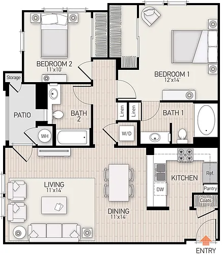 Floor plan Plan C