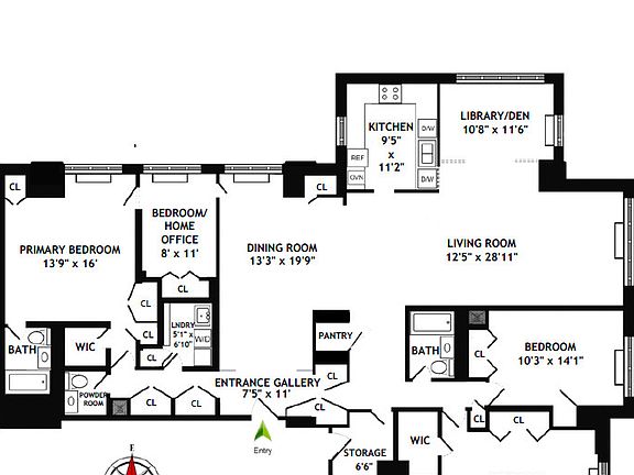 2nd image of 115 E 87th St #32DE