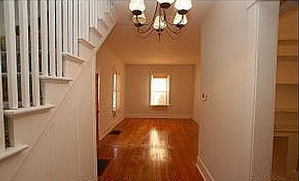 view of living room in distance