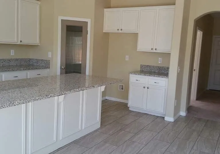 Kitchen. Brand new granite countertops throughout!