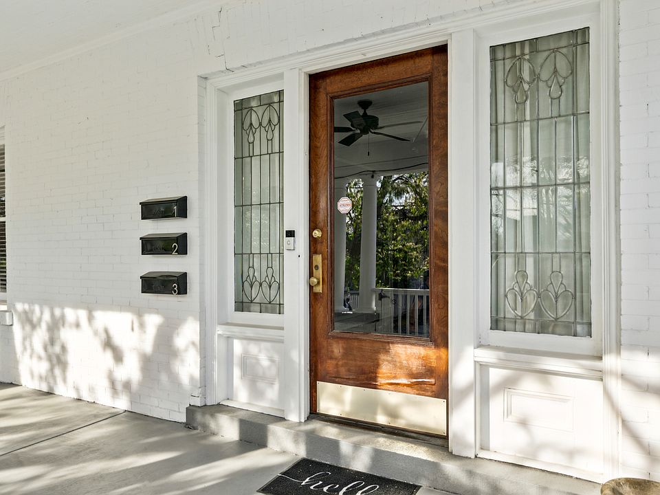 Front door to unit 1