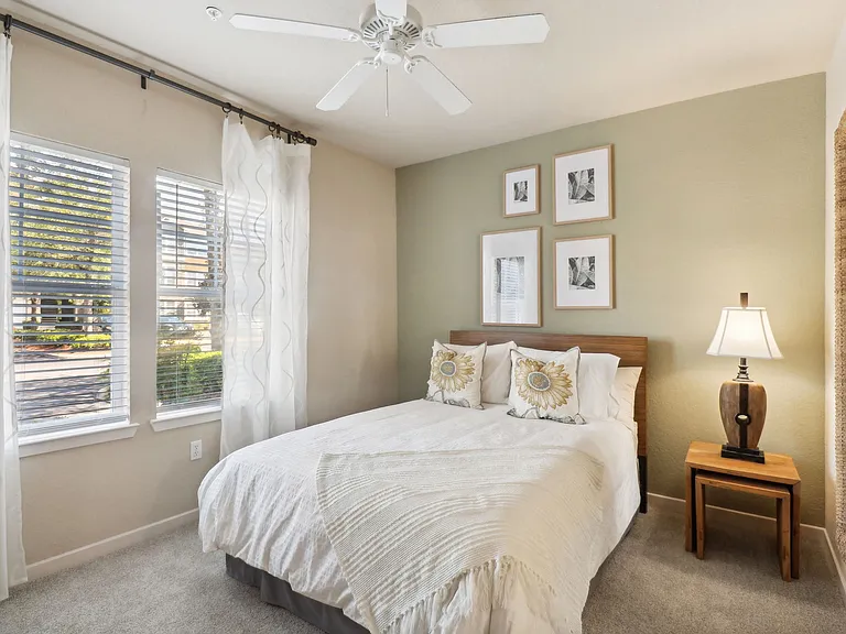 Plush Pile Carpeting in Bedrooms