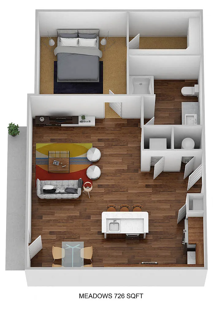 Floor plan A1D-M