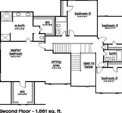 2nd Floor (plan varies