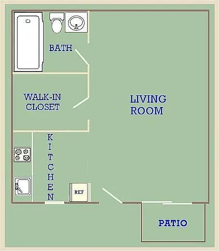 Floor plan Studio