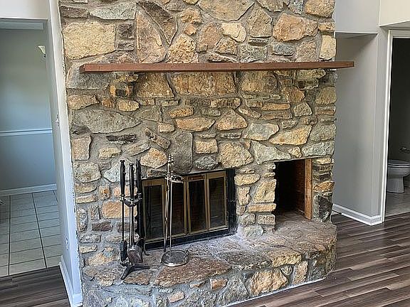  Nice stone fireplace