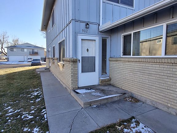 The front door is away from the street.