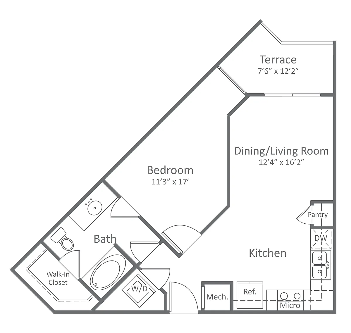 Floor plan A3, A3a