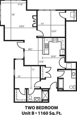 2 Bed B 2 Bed B