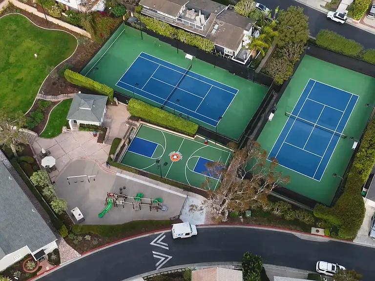 One house from private community tennis courts, basketball court and clubhouse