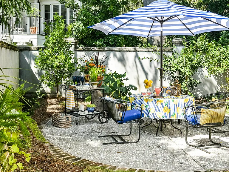 Patio area in Garden
