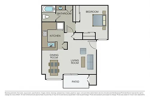Floor plan Plan 1A