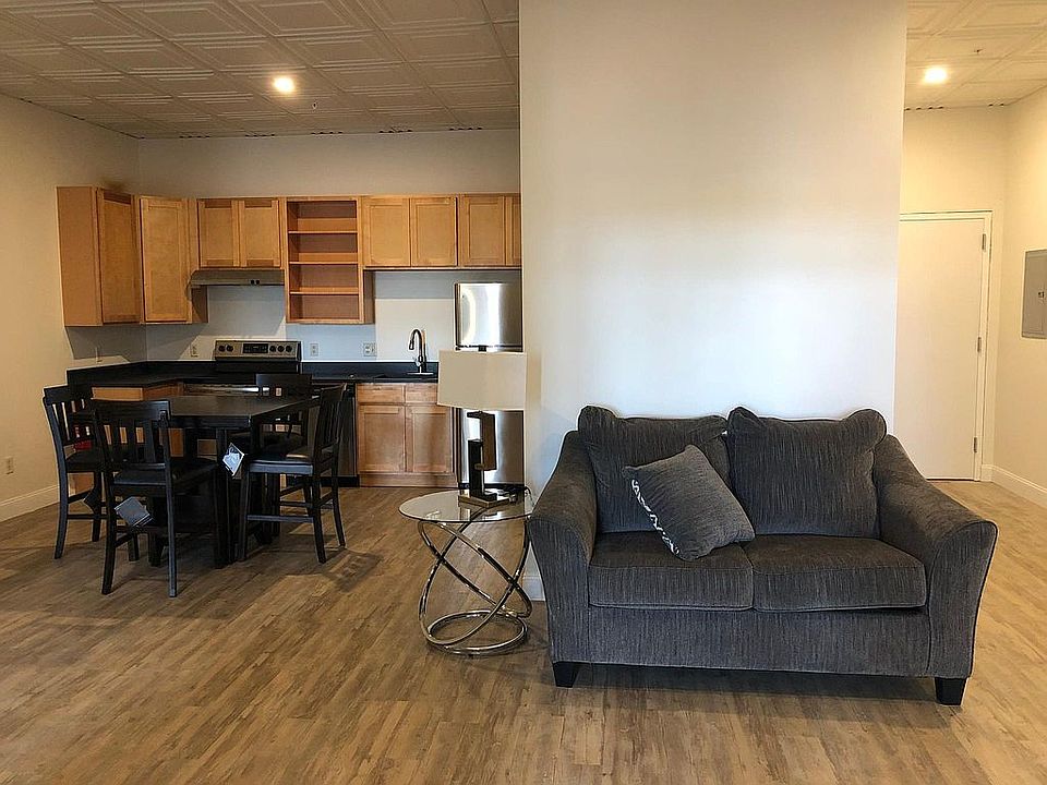 Spacious units with high ceilings.