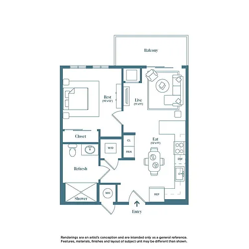 Floor plan Valmont