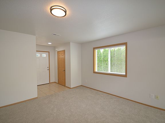 Living room looking towards entry