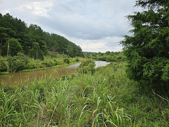 Large pond/lake in center of property.