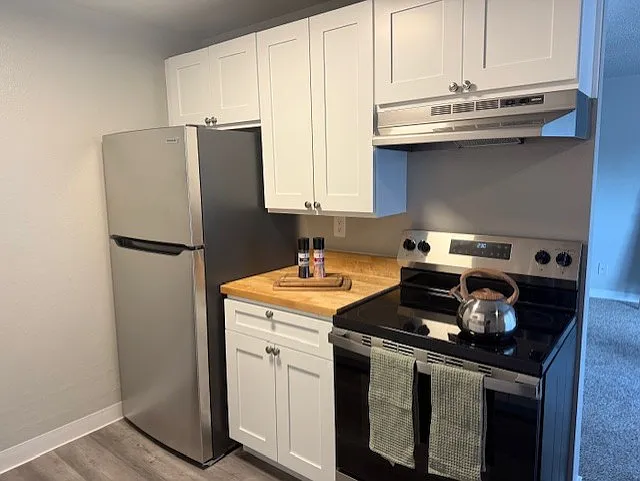 Lots of cabinetry for all your dishes and cookware.