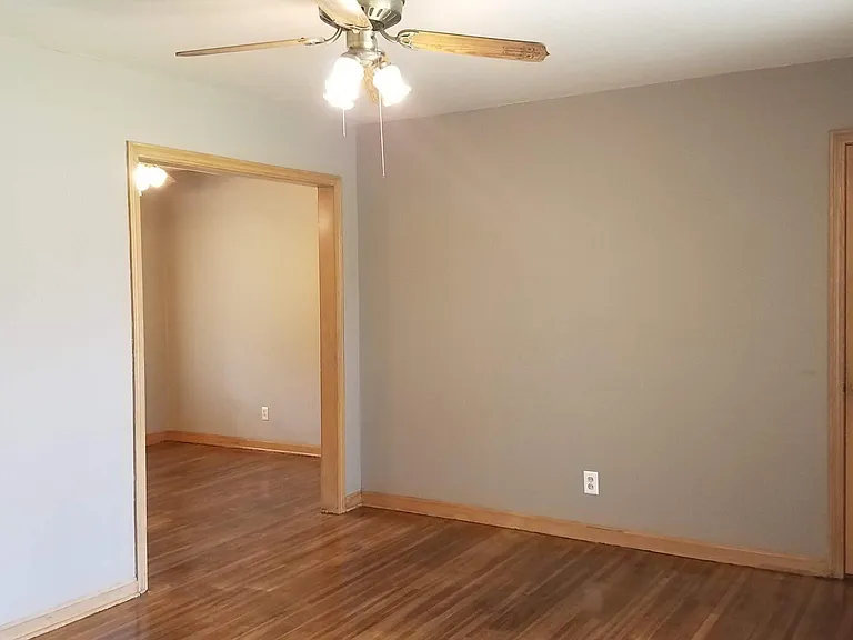 Living Room From Front Door, Looking at Dining Room Entry