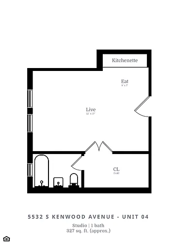 Floor plan Studio (A3)