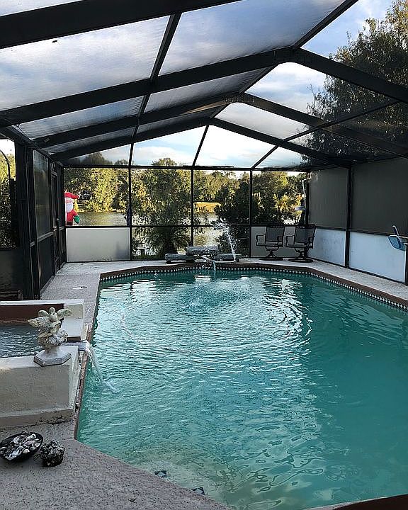 Pool with lanai