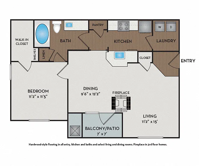 Floor plan Piney Grove