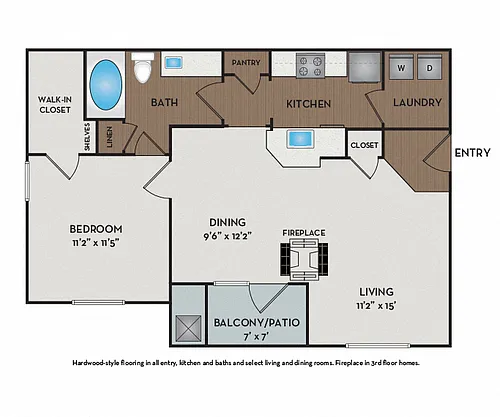 Floor plan Piney Grove
